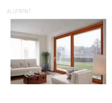 Hurricane Impact Aluminum Clad Wood Sliding Glass Doors