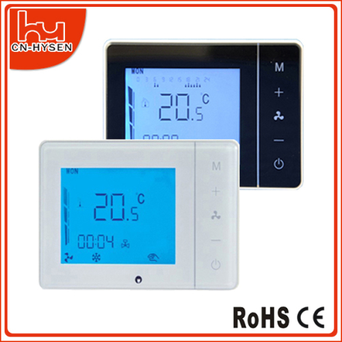 Electronic FCU Thermostat with LCD Touch Screen Thermostat