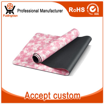 FDT PU Rubber Yoga Mat Printed Logo 183x68cm