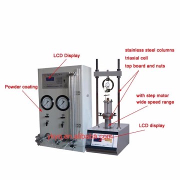 STSZ-2 30KN Medium Pressure Soil Triaxial Cell Testing Machine For Sale