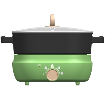 Smokeless Non-Stick Electric Contact Grill: Indoor BBQ Table Electric Grill with 8 Mini Pans