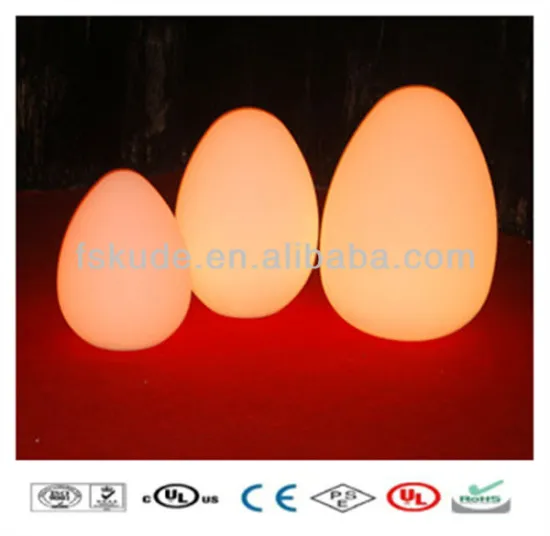 Smart Battery Rechargeable Egg Design LED Table Lamp, hotel decoration lamp