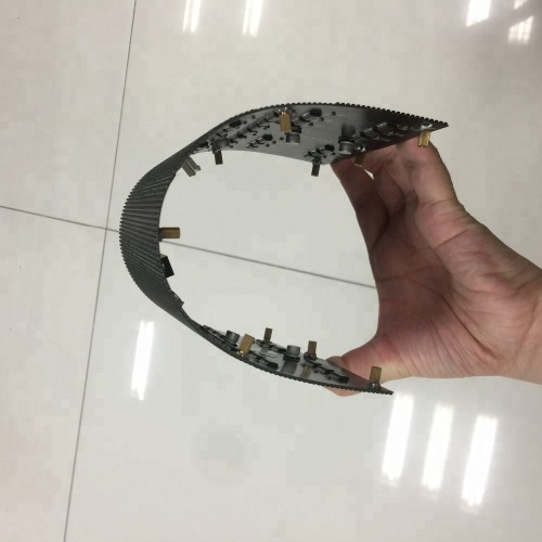 led flexible soft led display panel
