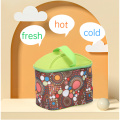 Polka dot print thermal insulation outdoor essential lunch bag