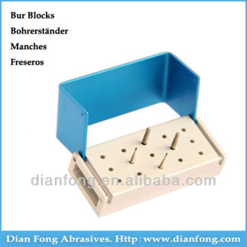 BB201 Sterilisable Aluminium Bur Blocks For High Speed FG Burs 15 Holes