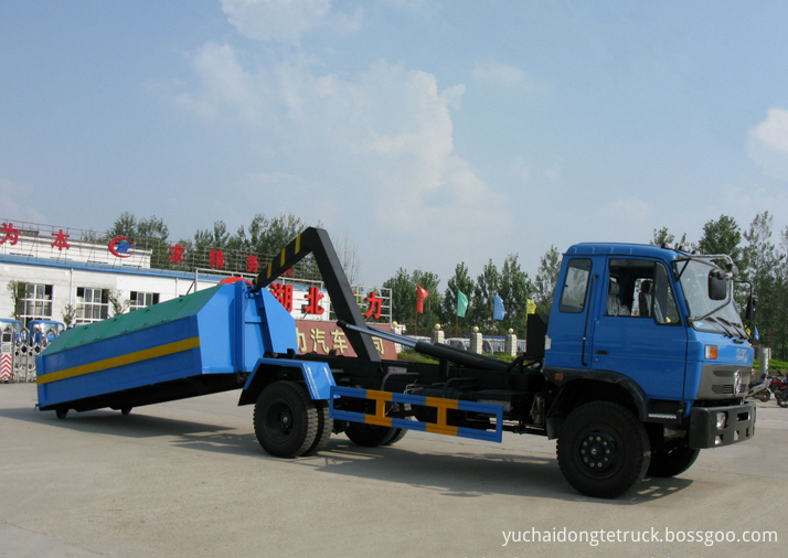 5Ton hooklift garbage truck