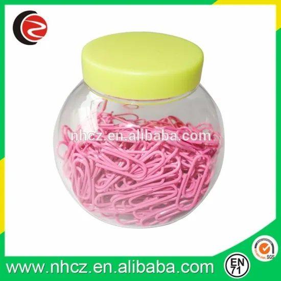 Made in china pink color paper clip