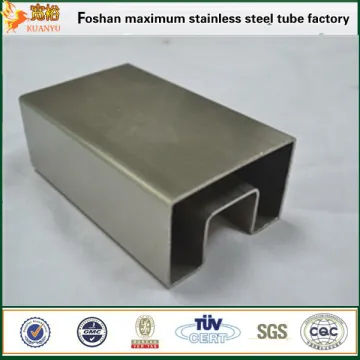304 316 stainless steel slot pipes inox slotted weld tubing