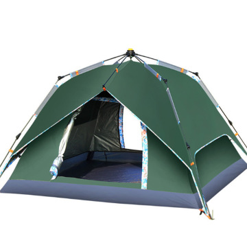 3-4 Person Thicken Silver Coating Material Spinning Automatic Camping Tent