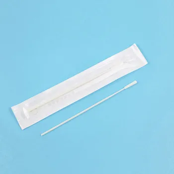 Disposable absorbent sterile medical flocking swab