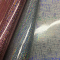 China TPU glitter leather shining design for shoes Supplier