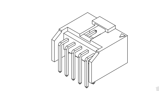 Série de connecteurs de plaquette de 2,54 mm à 90 ° AW2555R-XP
