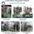 Mesin pengering semprot industri stainless steel berkecepatan tinggi