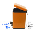 Pedal de pie de acero inoxidable de 6L Hotel Bin