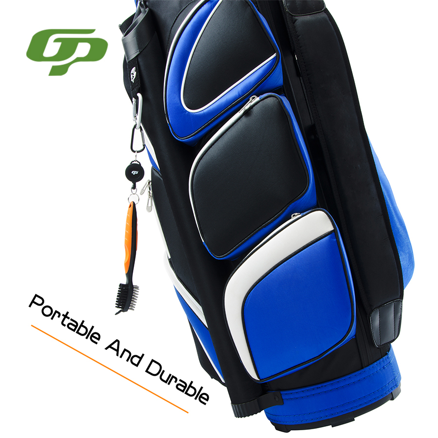 golf brush hang on golf bag