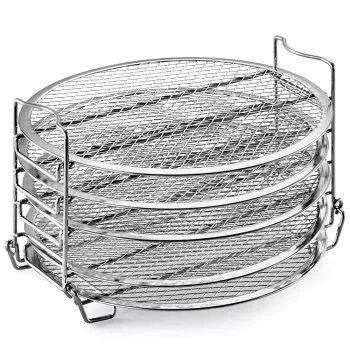 Metal Dehydrator Stand Rack for Pressure Cooker & Air Fryer - Fruit & Food Drying Accessory