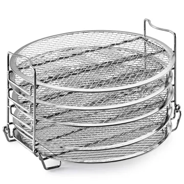 Metal Dehydrator Stand Rack for Pressure Cooker & Air Fryer - Fruit & Food Drying Accessory
