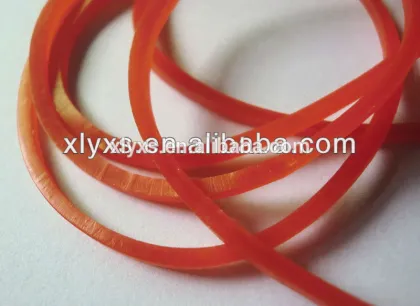 Custom red silicone rubber band