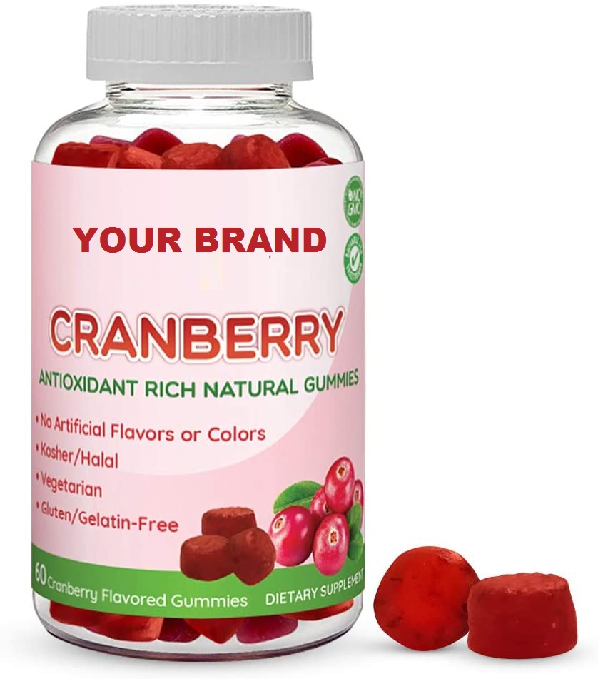 OEM/ODM Natural Flavor Women Healthy Urinary Tract Bear shape Cranberry Gummies