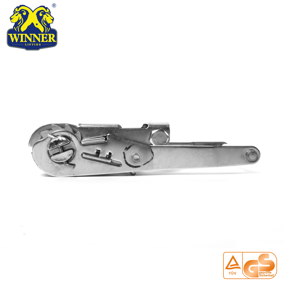 Stainless Long Wide Handle Steel Ratchet Buckle For Webbing