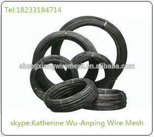 Black Iron Wire (black anneal wire ,black unanneal wire ,hard black wire )