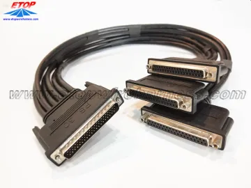 D-sub 62pin male coverted to 37pin female connectors