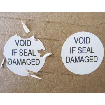 Security Fragile label Jumbo roll Material Void label