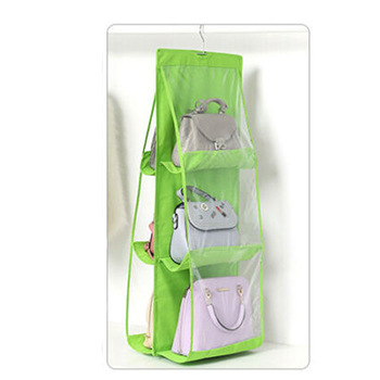 Wardrobe Organizer: 3-Layer 6-Grid Bag Hanger for Underwear, Socks, and Other Small Clothing Items