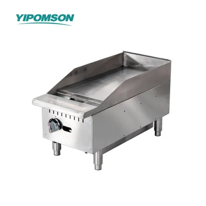 Gas Countertop Griddle with Manual Controls