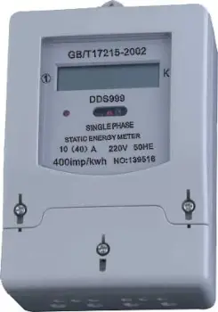 single phase static energy meter