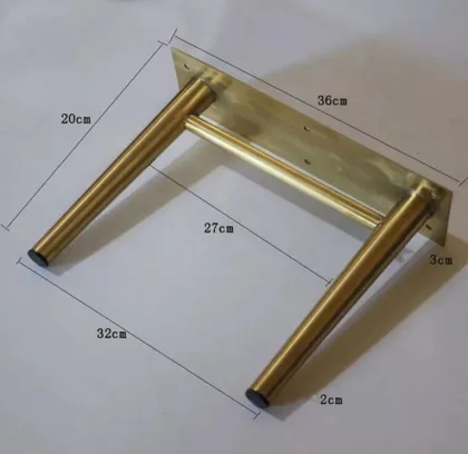 Vintage Furniture Leg Gold Stainless Steel Bed Legs
