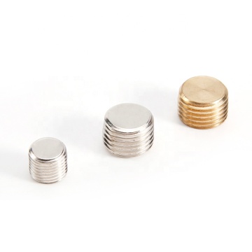 SS304 Stainless Steel and Brass Inner Hexagon Male Pipe Plug with RC/G Thread