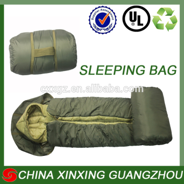 CHINA XINXING Military camping hiking army green sleeping bag with UL CERTIFICATE