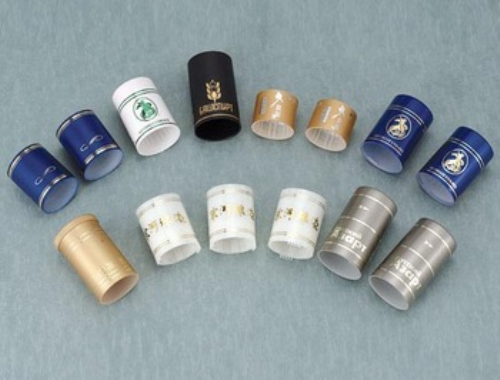 Plastic Cap Hot Foil Stamping Sample