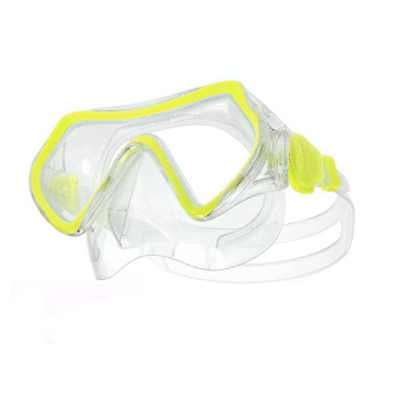 Children's Factory Tempered Single Lens Diving Mask for Snorkeling and Swimming