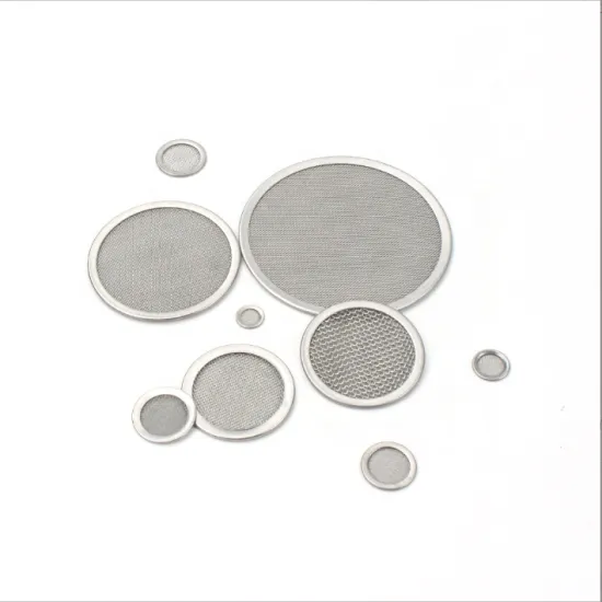 Washable and Reusable 304 Stainless Steel Wire Mesh Filter Disc - Single Layer and Multi Layer
