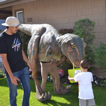 Kids T-Rex บทบาทเล่นชุดไดโนเสาร์