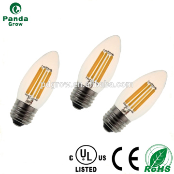 new products 2015 led Unique Design E14 C35 Tailed Led Candle 6500K with Plastic Part