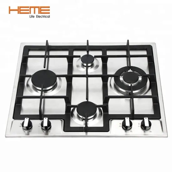 CE Certified China-made 4 Burner NG Gas Hob with Electric Ignition