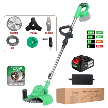 Efficient 20V 3.0Ah Brushless Cordless Electric Lawn Mower with Garden Pruning Hand