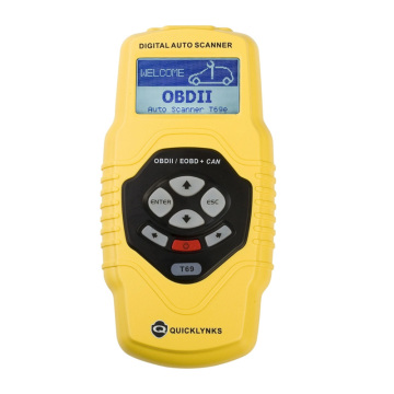 Multilingual OBD2/EOBD Scanner T69: Live Data Graph & Printout for European Cars