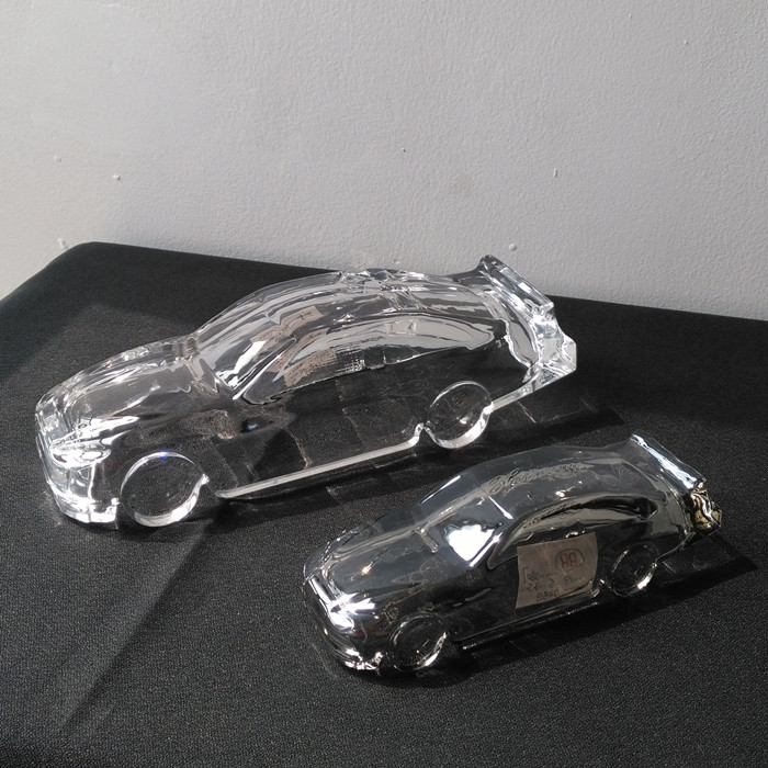 Decor Crystal Glass Car Model