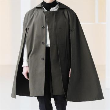 Yamamoto men's hairy coat cloak cloak super loose