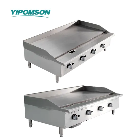 Yipomson Commercial 4-Burner Gas Griddle