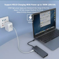 10-in-1 docking station type c usb hub adapter