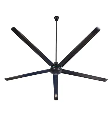 Modern Brushed Nickel Industrial Ceiling Fan - 100 Inch 6 Blade Big Ceiling Fans Prices