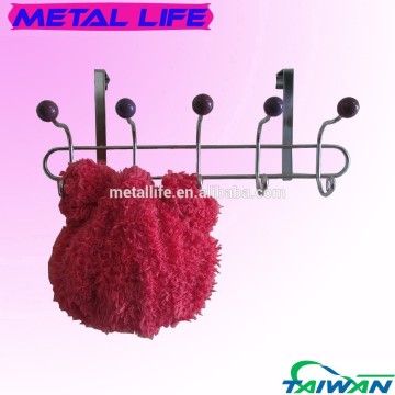 HA-205C Multifunction 5 hooks Metal clothes hook door hang