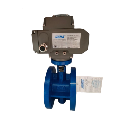 Van bướm mặt bích điện chính xác