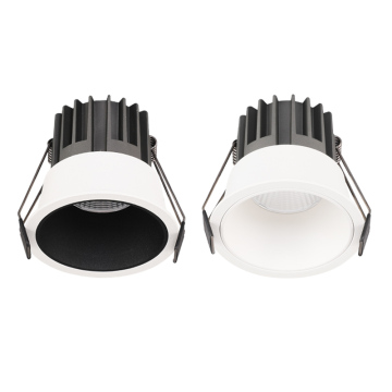 Narrow Aluminium 15W Commercial COB Downlight Wall Washer