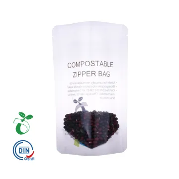 Biodegradable Transparent Plastic Stand Up Food Bags Pouch